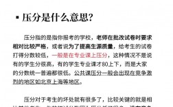 考研压分是什么意思