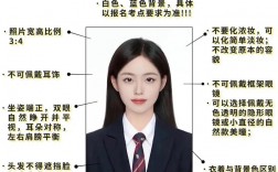 考研证件照要求