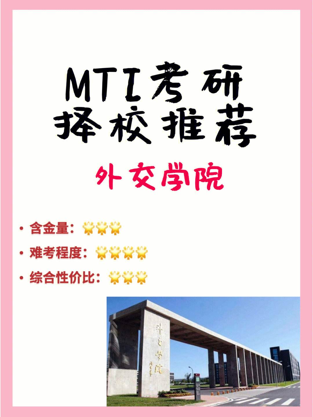 外交学院考研-图1